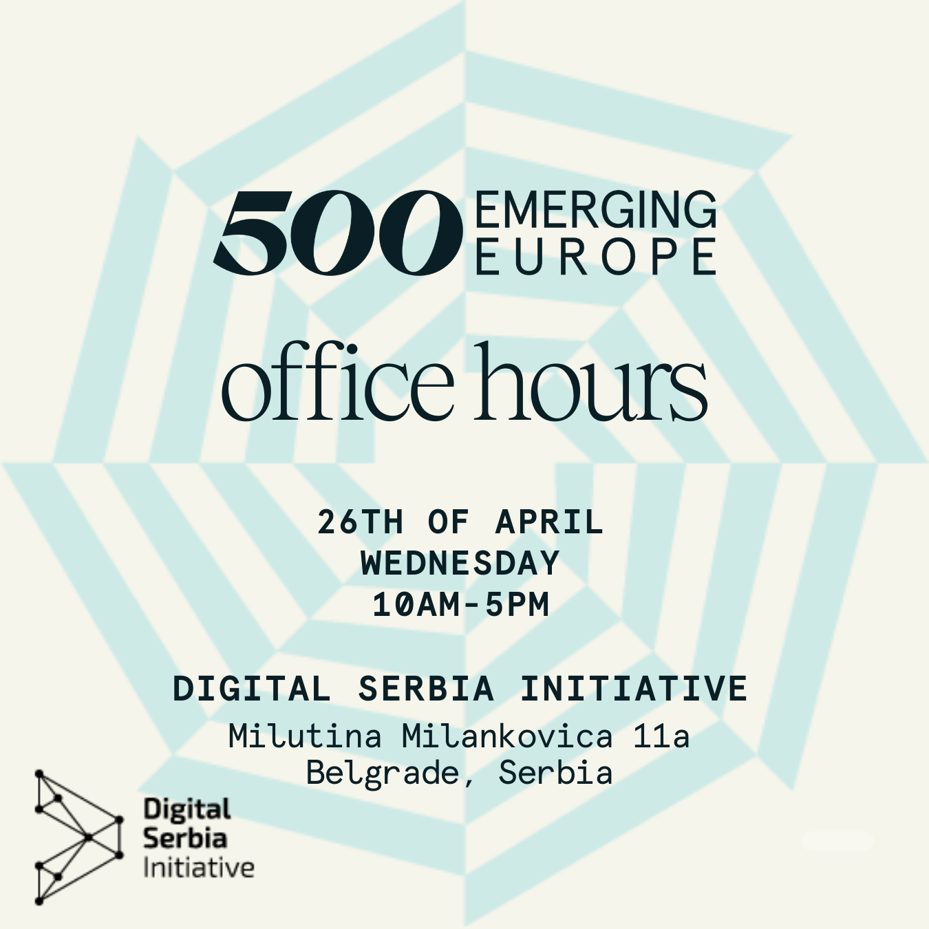500 EMERGING EUROPE Office Hours