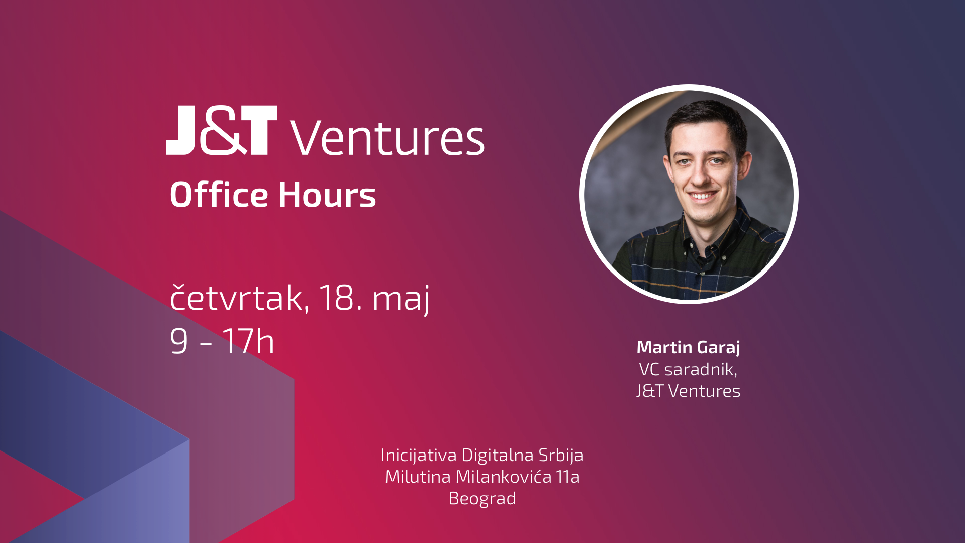J&T Ventures Office Hours