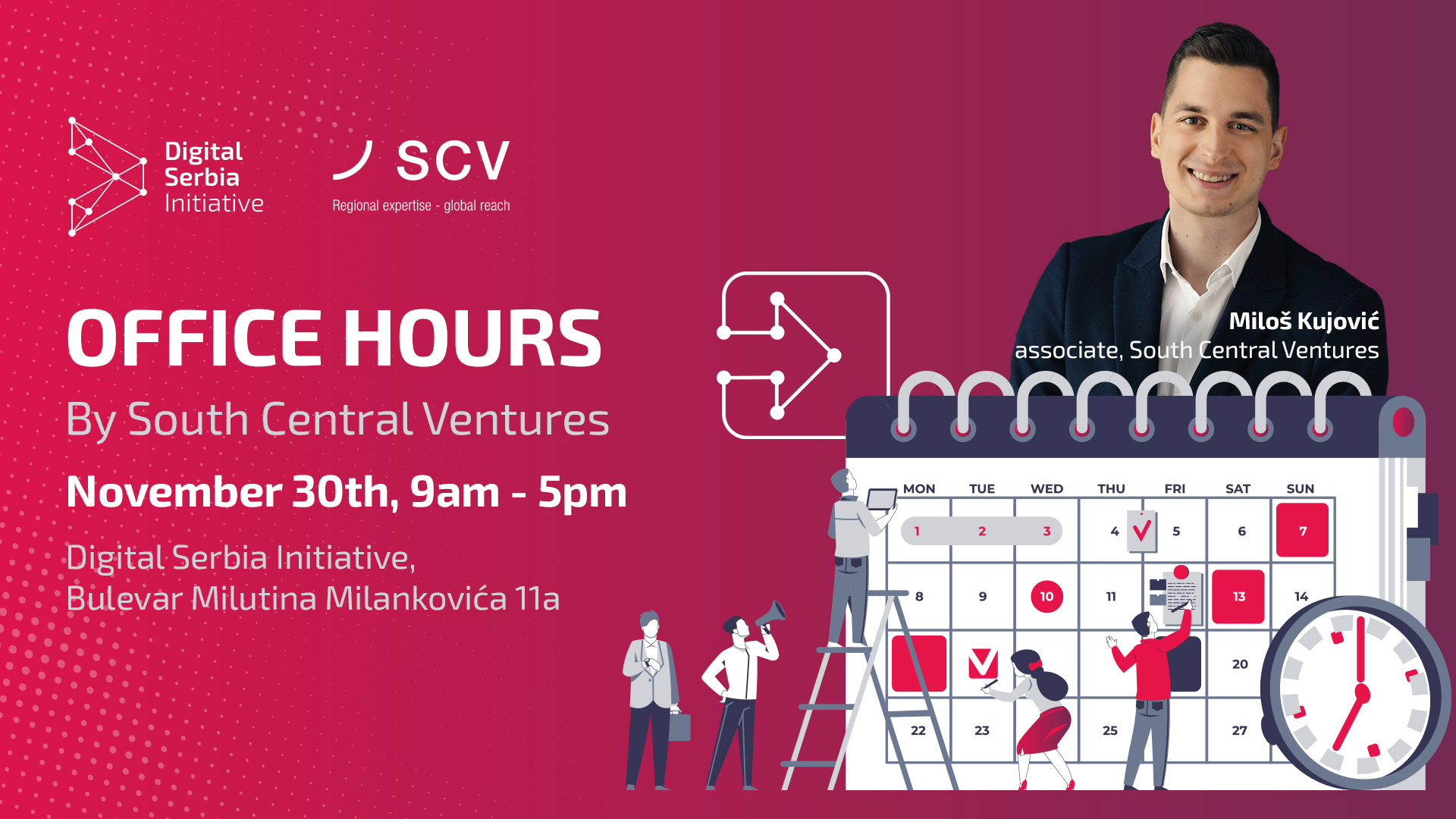South Central Ventures: Office hours
