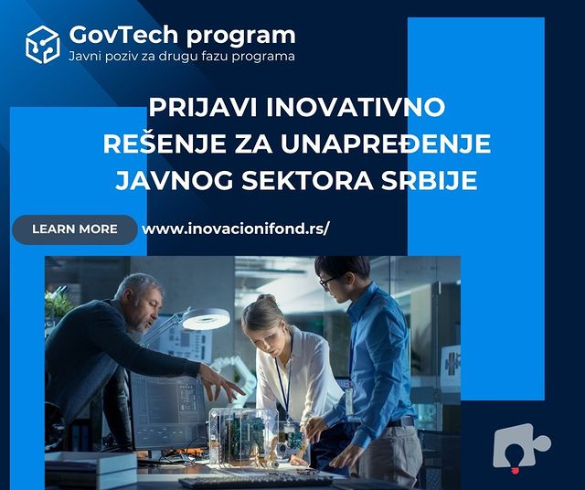 GovTech:Prijavi inovativno rešenje za unapređenje javnog sektora Srbije