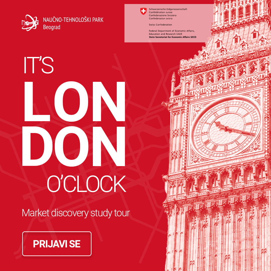 London O’Clock – Poziv startapima za studijsko putovanje i učešće na London Tech Week